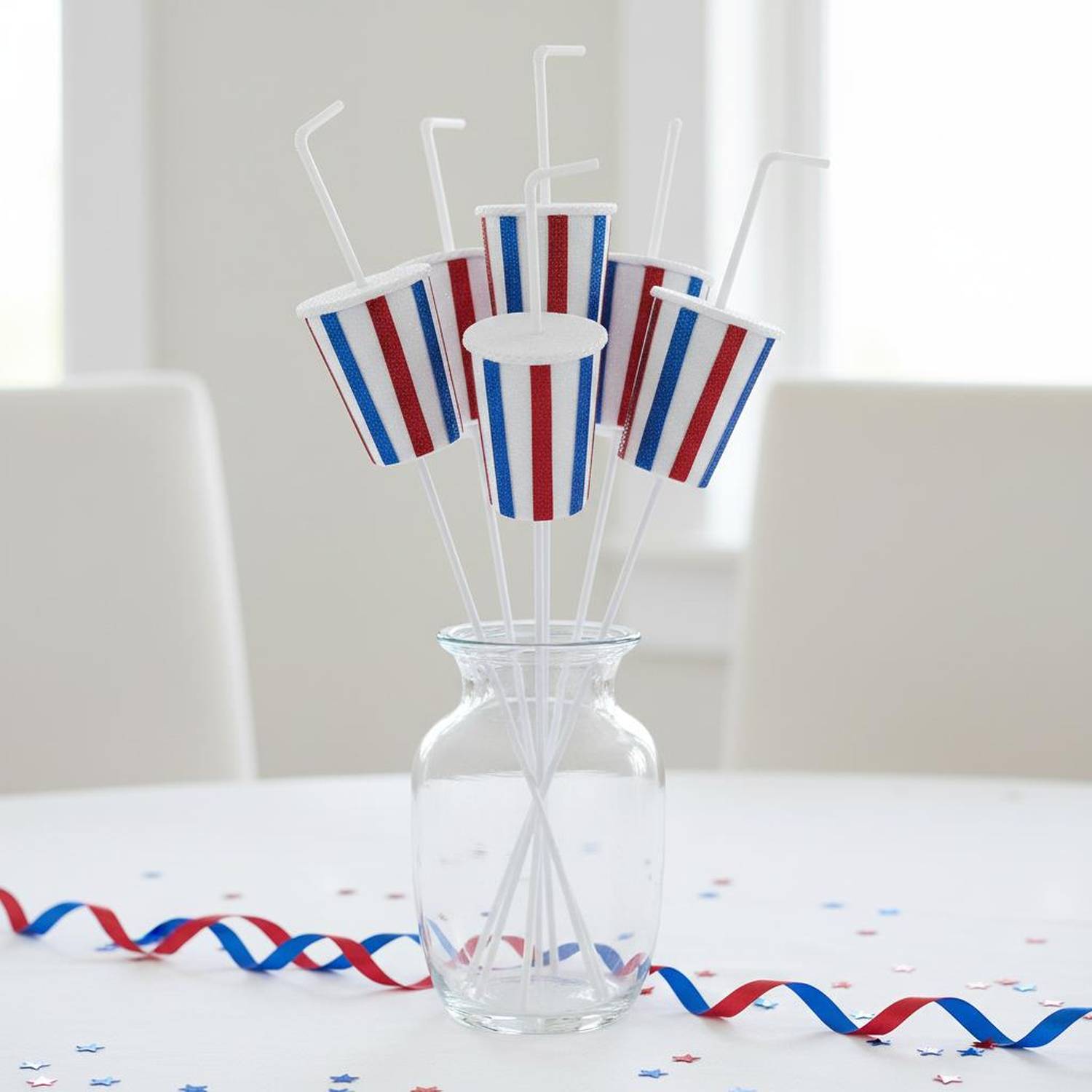 Shop For 20in Soda Cup Pick: Red, White & Blue