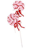 Shop For 21" Chenille Glitter Lollipop Spray Pink/Red at Michelle's aDOORable Creations