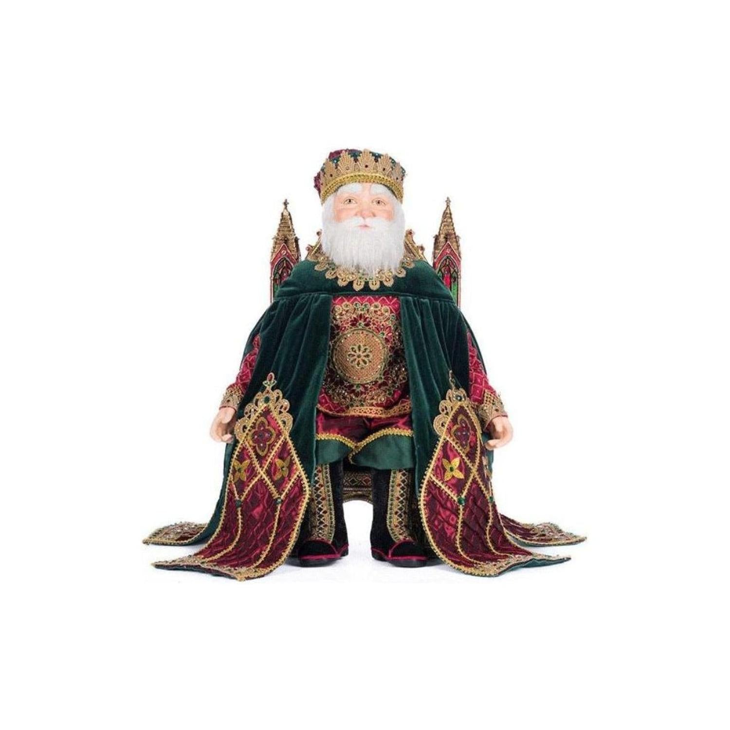 21" Christmas Castle Santa Chair