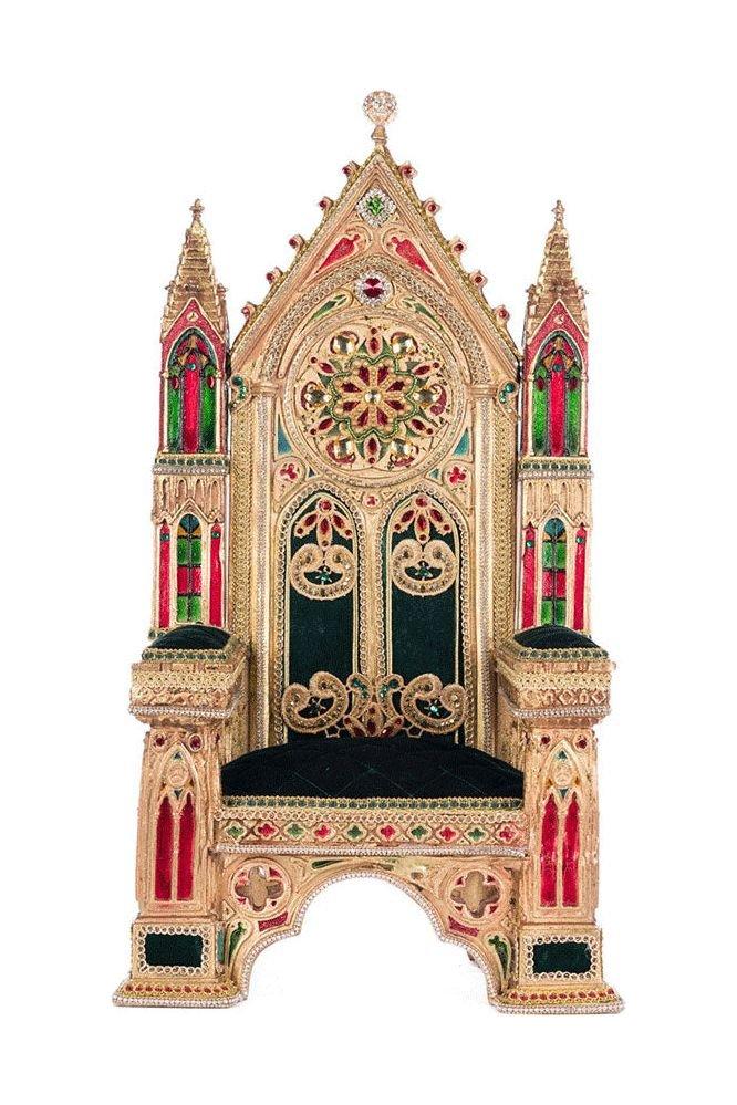 Shop For 21" Christmas Castle Santa Chair