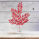 Shop For 21" Glitter Honey Locust Spray: Red