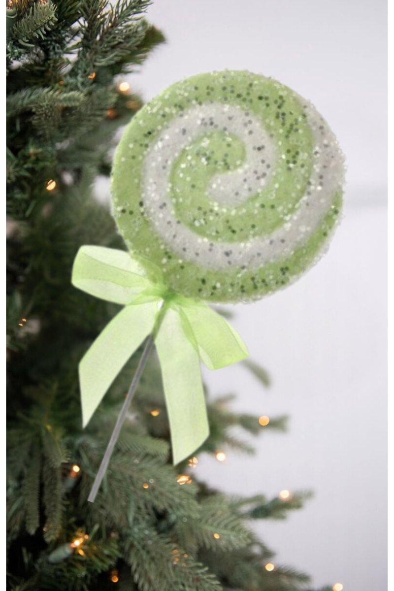 Shop For 21" Iced Candy Lollipop Pick: Green