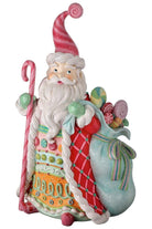 Shop For 21" Resin Pastel Peppermint Candy Santa