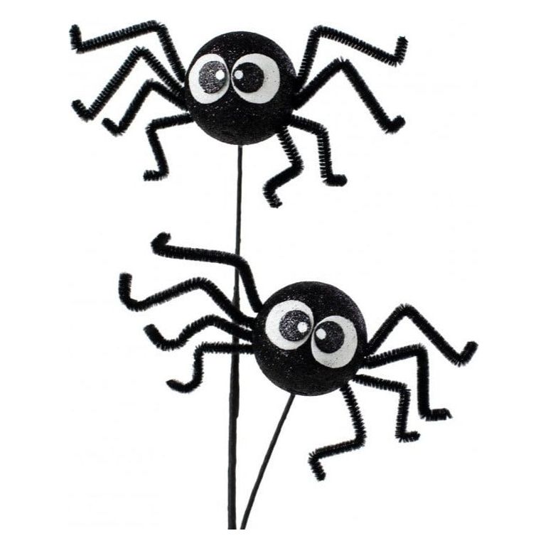 Shop For 21" Silly Spider Spray: Black at Michelle's aDOORable Creations