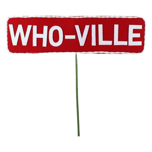 Shop For 21" Who - Ville Felt Sign