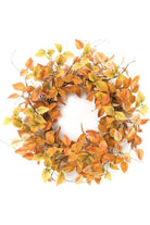 Shop For 21.5" Magnolia Leaf Foliage Fall Artificial Wreath at Michelle's aDOORable Creations