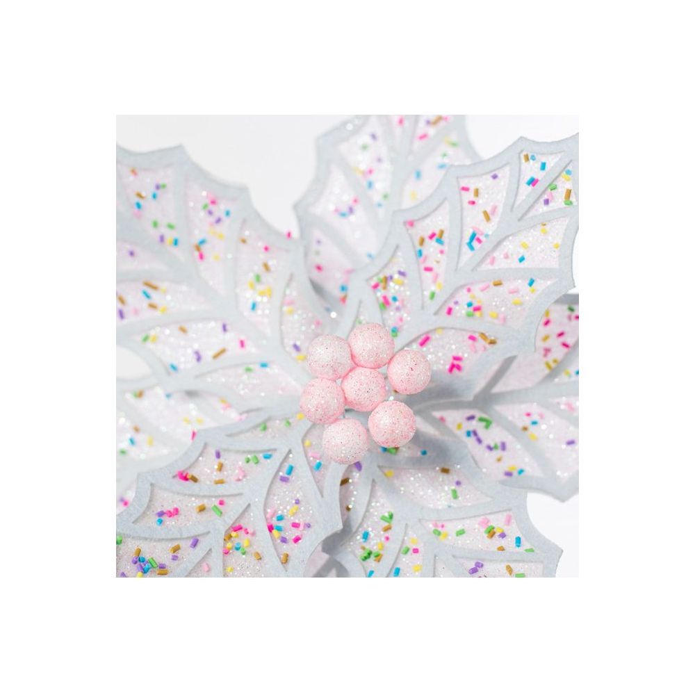 Shop For 22" Confetti Poinsettia Stem