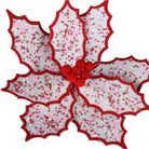 Shop For 22" Confetti Poinsettia Stem: Red