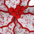 Shop For 22" Confetti Poinsettia Stem: Red