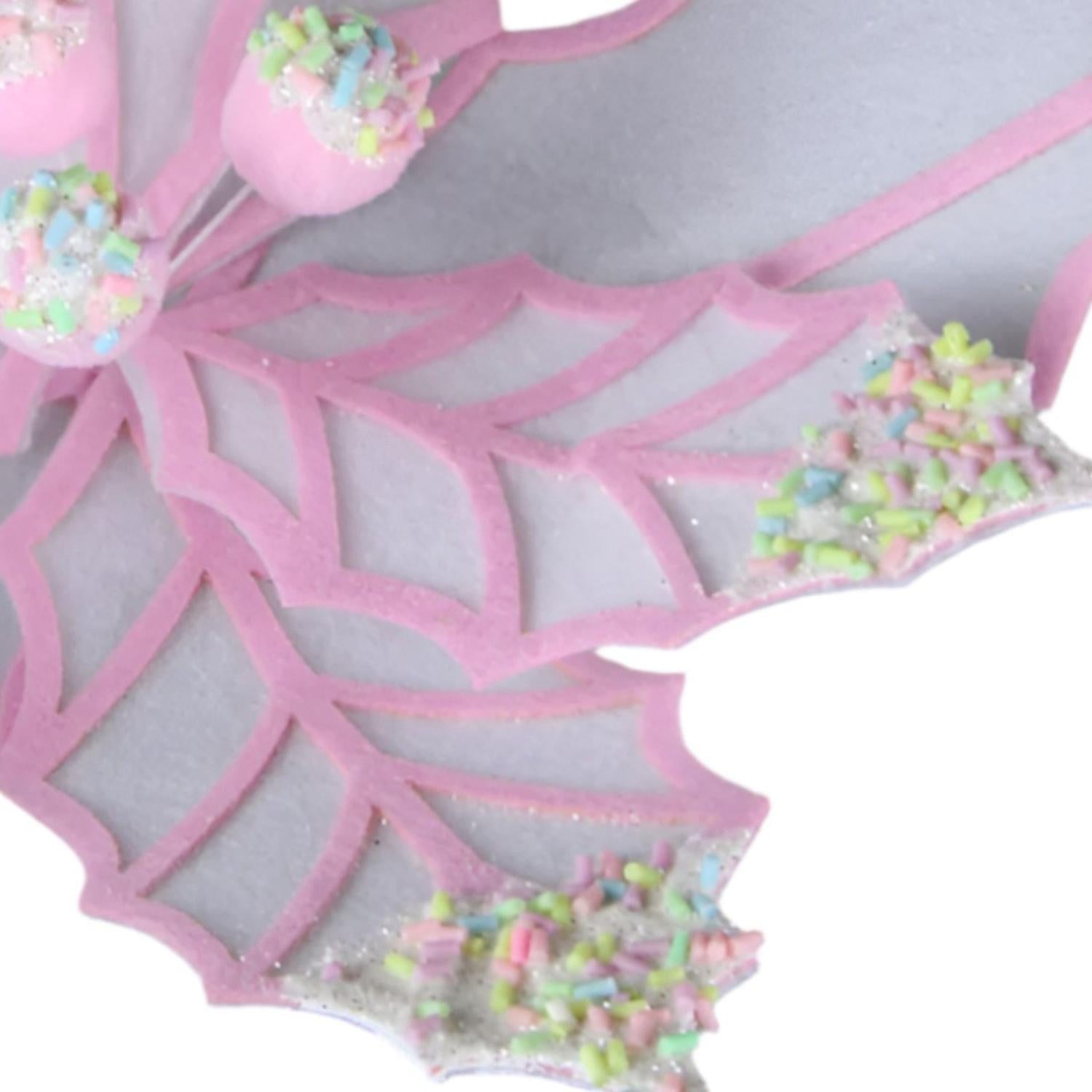 Shop For 22" Confetti Poinsettia Stem: White/Pink