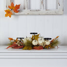 Shop For 22” Fall Pumpkin and Maple Leaf Autumn Candelabrum