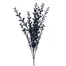 Shop For 22" Glitter Boxwood Spray: Midnight Blue