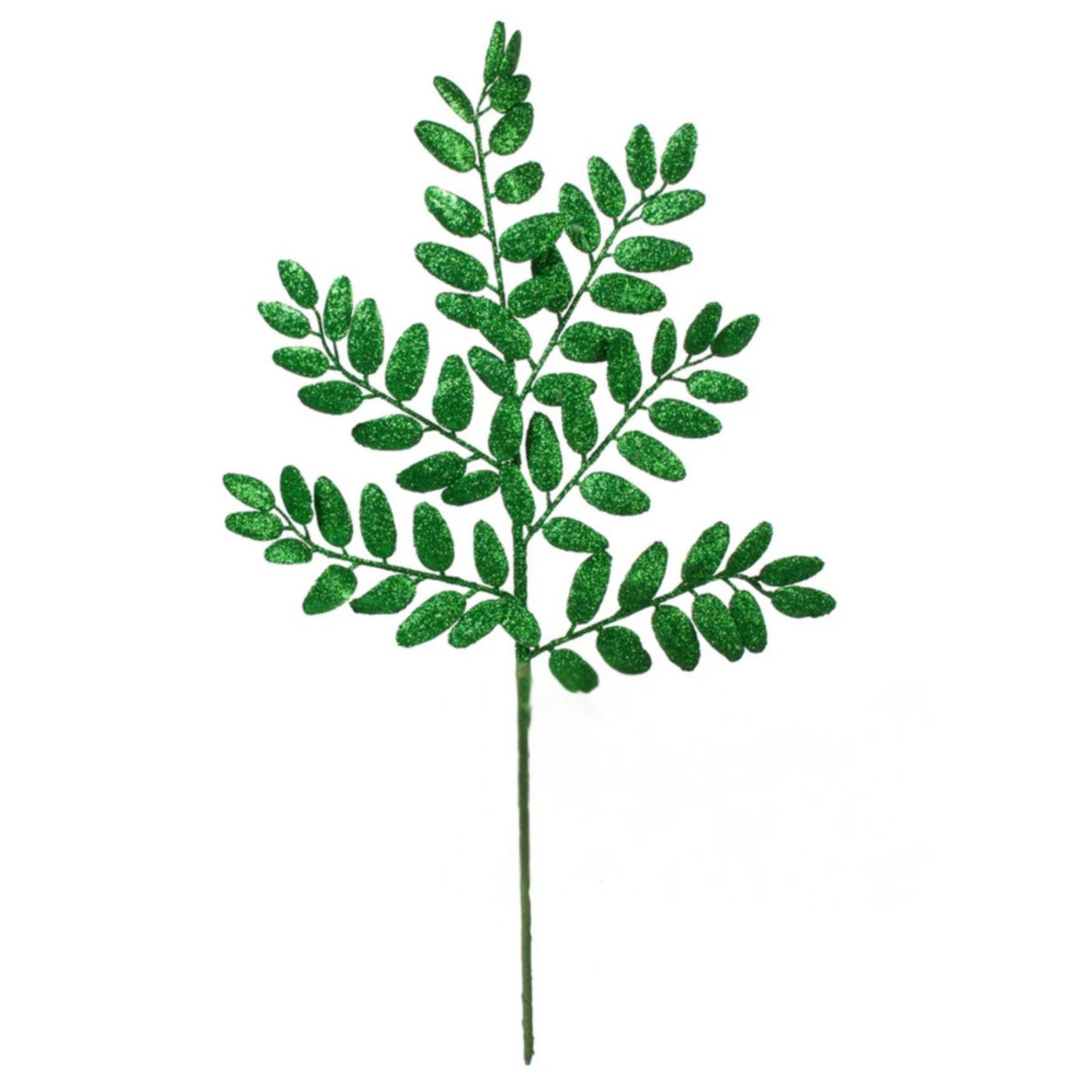 Shop For 22" Honey Locust Glitter Spray: Holiday Green
