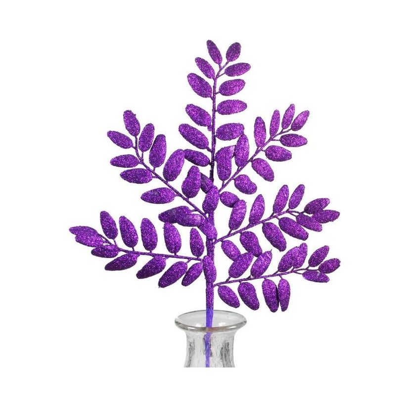 Shop For 22" Honey Locust Glitter Spray: Purple