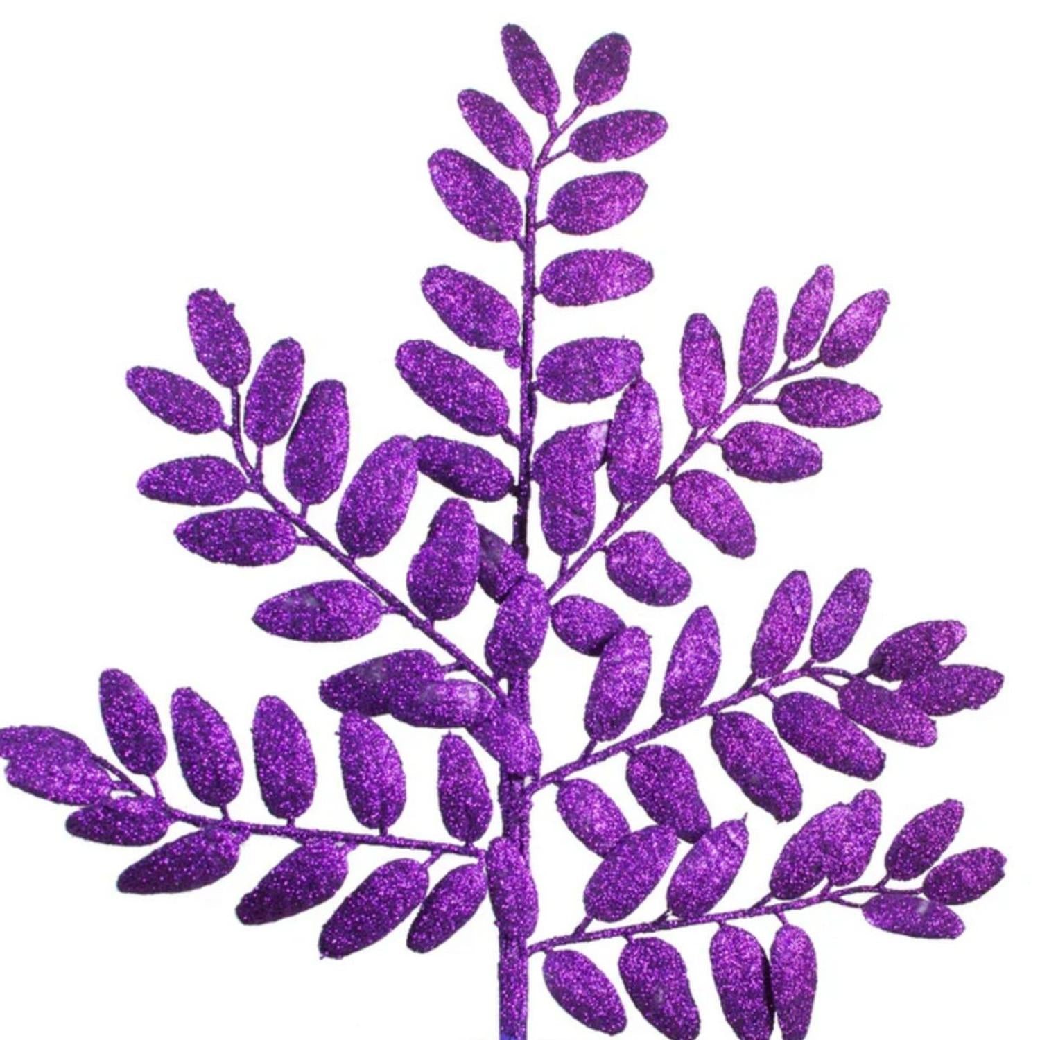 22" Honey Locust Glitter Spray: Purple