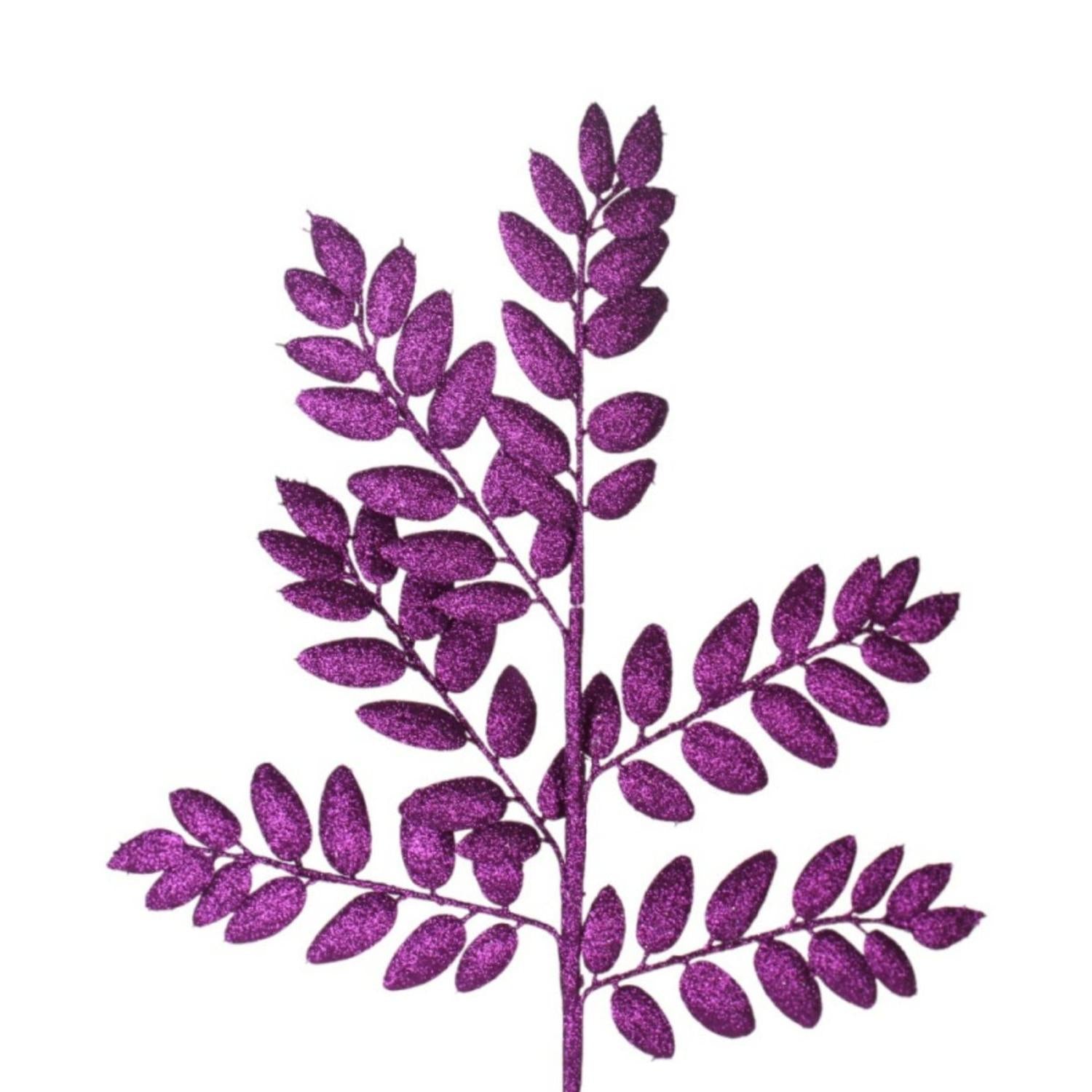 22" Honey Locust Glitter Spray: Purple