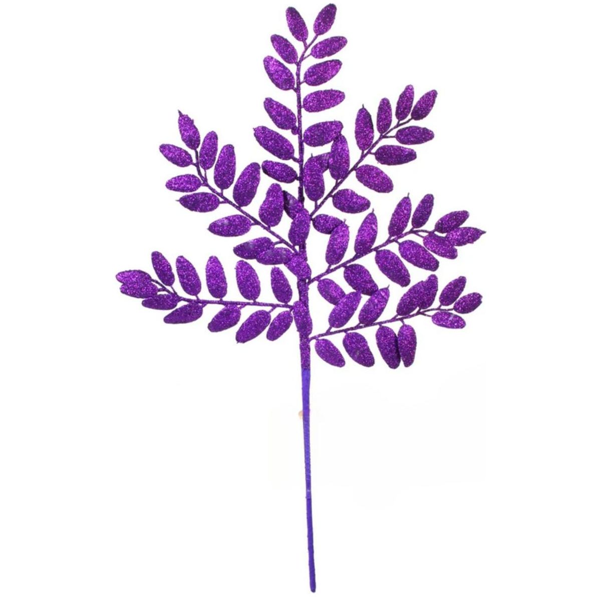 Shop For 22" Honey Locust Glitter Spray: Purple