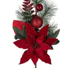 Shop For 22" Merry Red Poinsettia Fern Spray