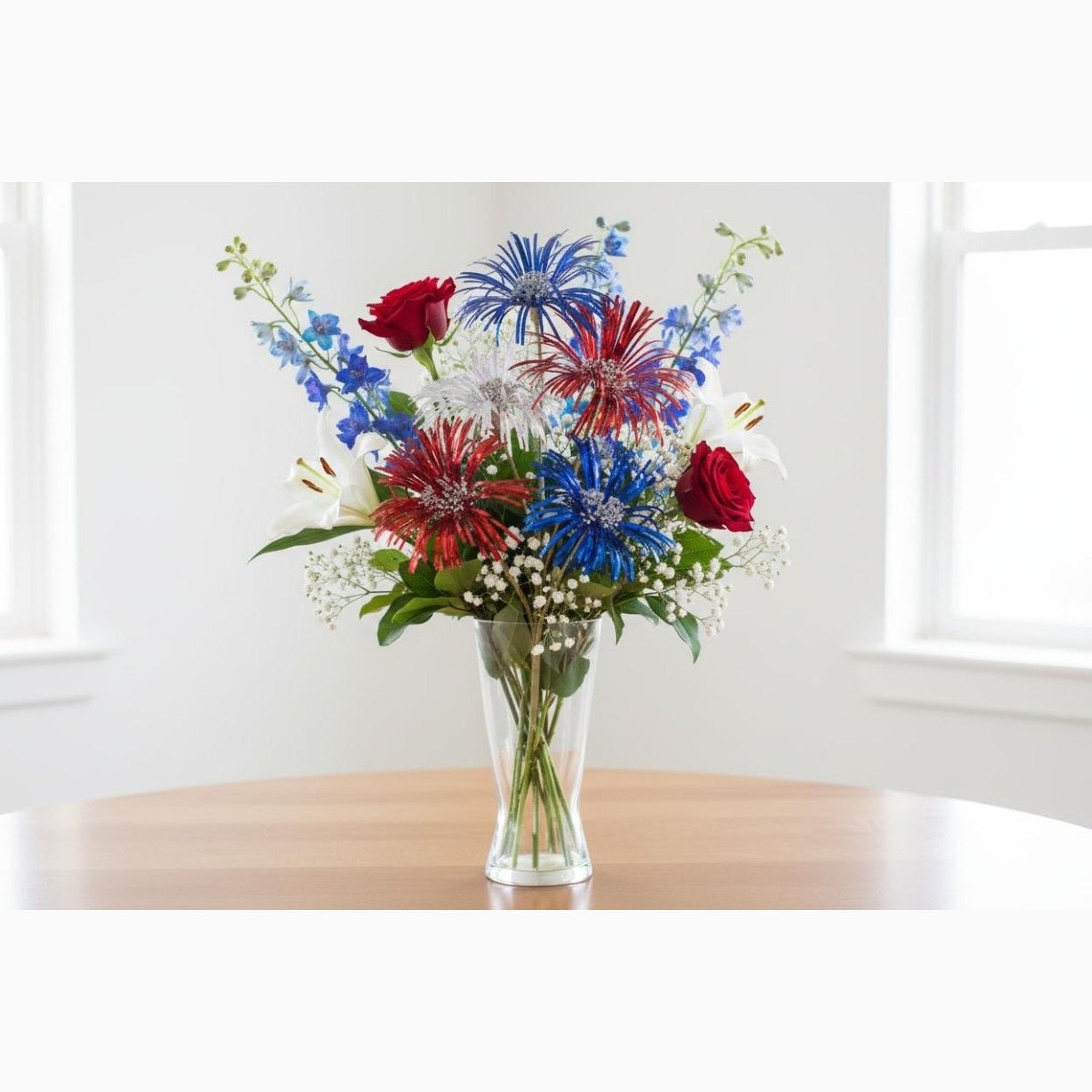 Shop For 22" Red, White and Blue Sparkler Spray