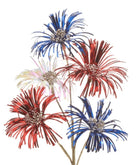 Shop For 22" Red, White and Blue Sparkler Spray
