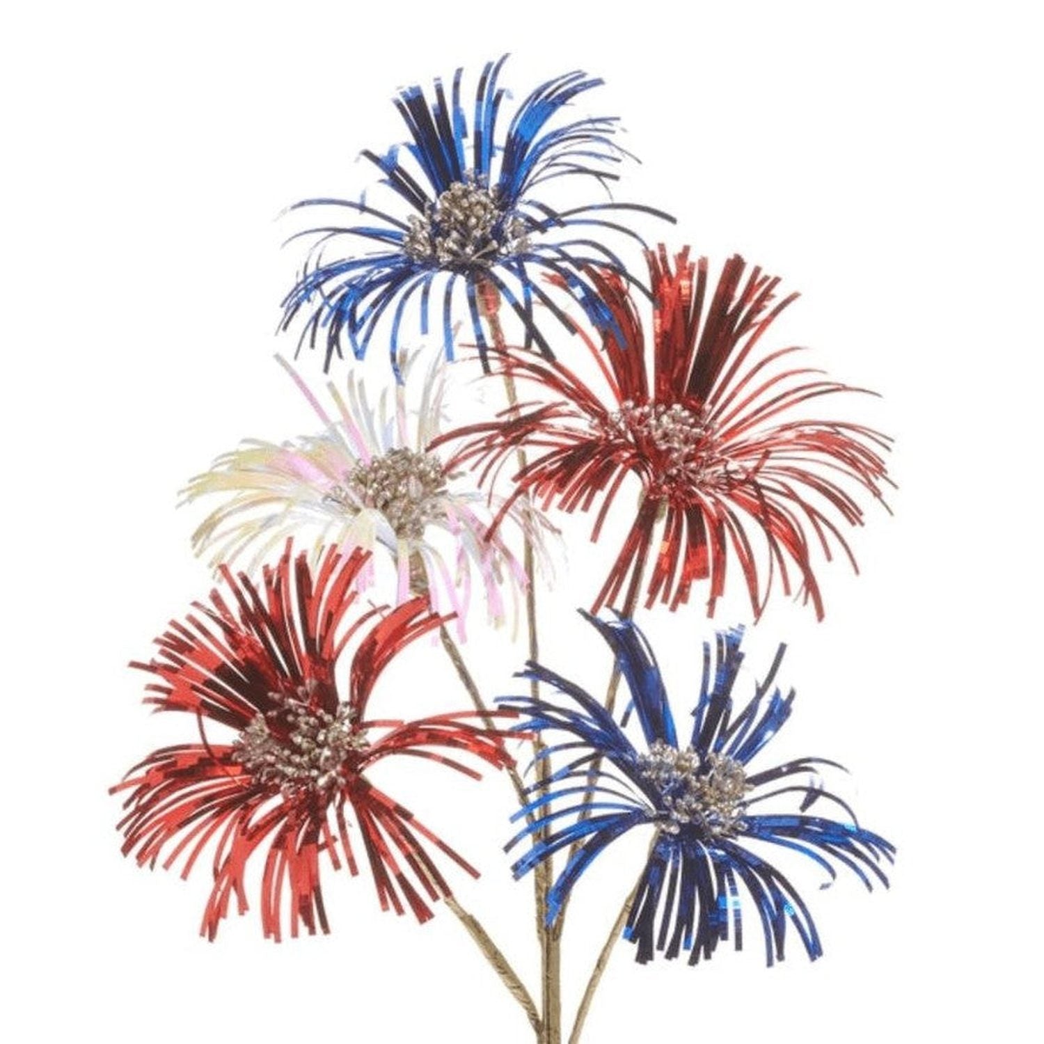 Shop For 22" Red, White and Blue Sparkler Spray