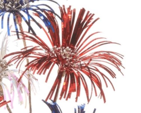 Shop For 22" Red, White and Blue Sparkler Spray