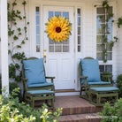 Shop For 22" Rustic Burlap Sunflower Wreath