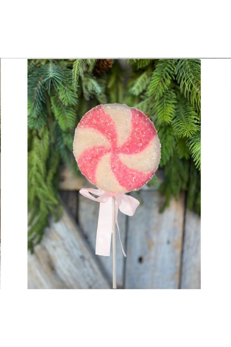 Shop For 22" Sparkle Peppermint Lollipop: Pink