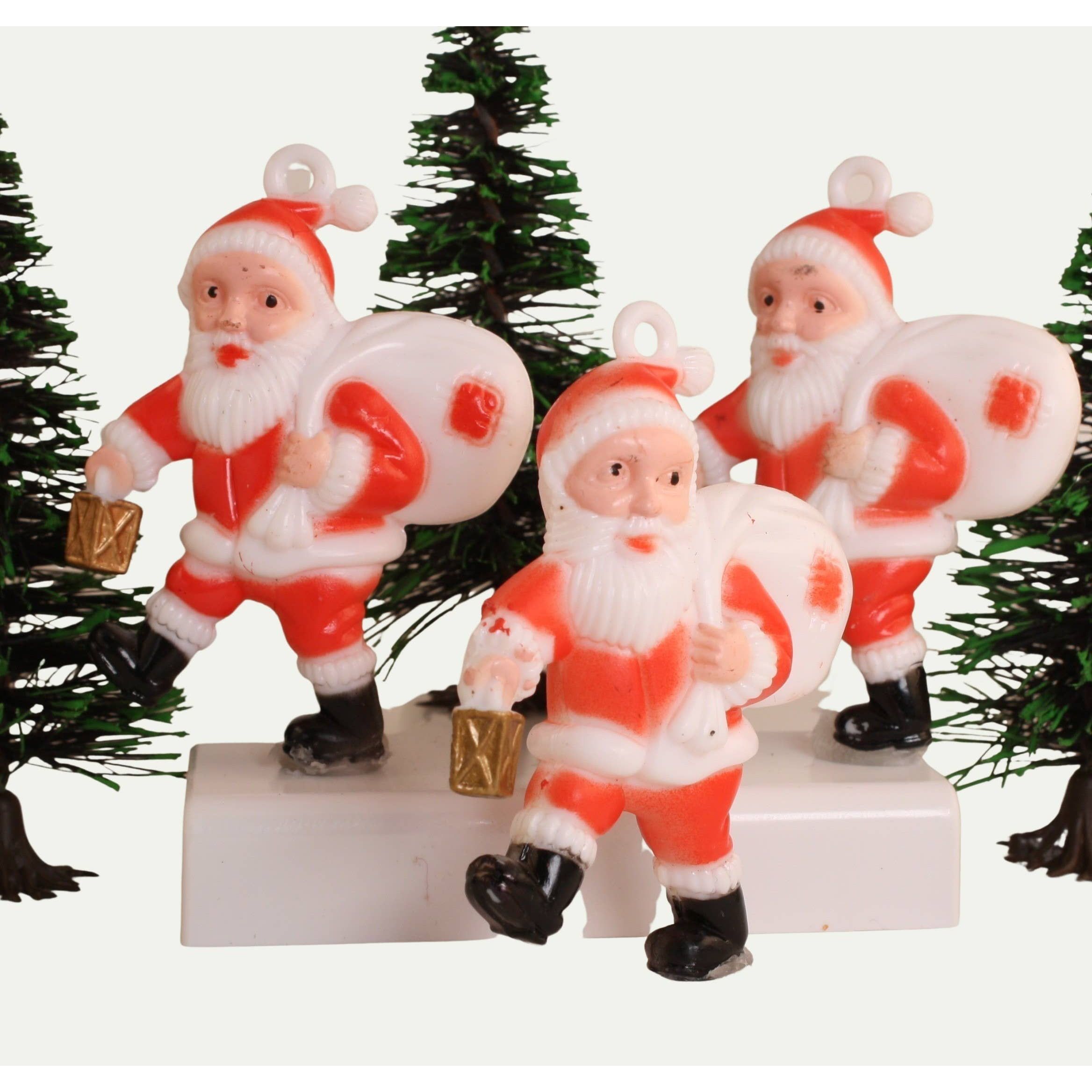 Shop For 2.25 inch Retro Style Santa, Set of 2