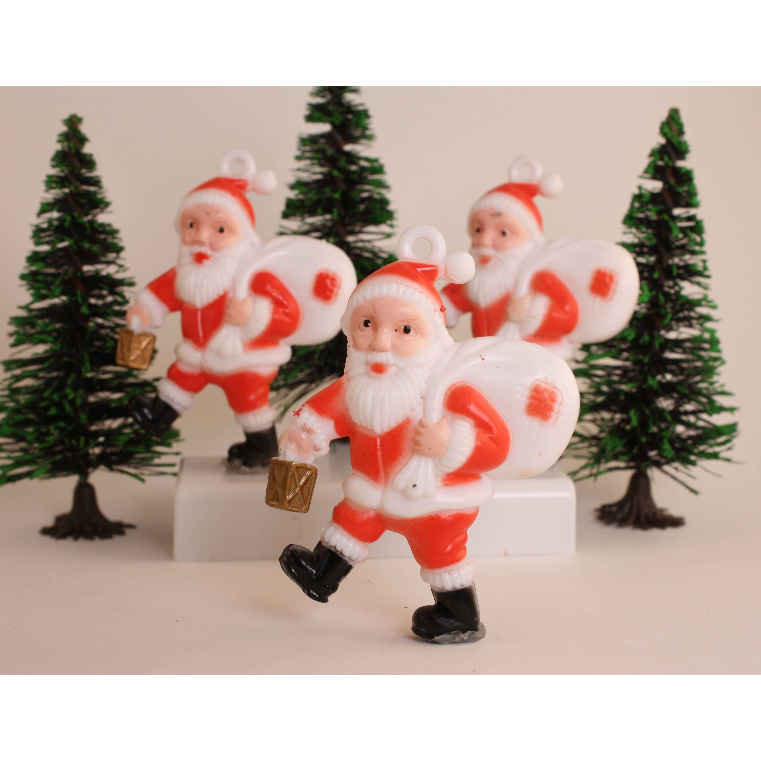 Shop For 2.25 inch Retro Style Santa, Set of 2