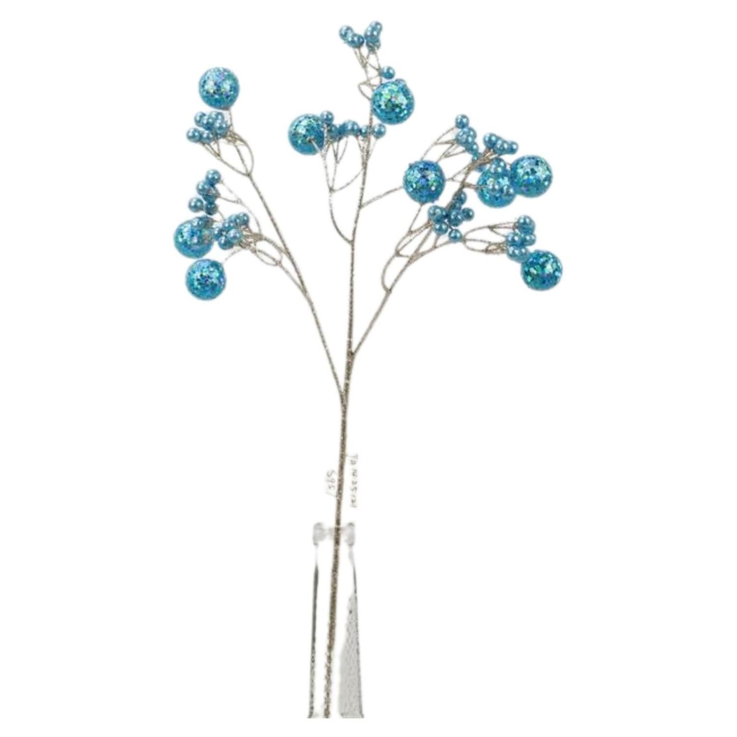 23" Glitter Ball Spray: Blue