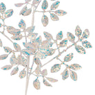 Shop For 23" Glitter Metallic Mini Leaf Spray: Iridescent