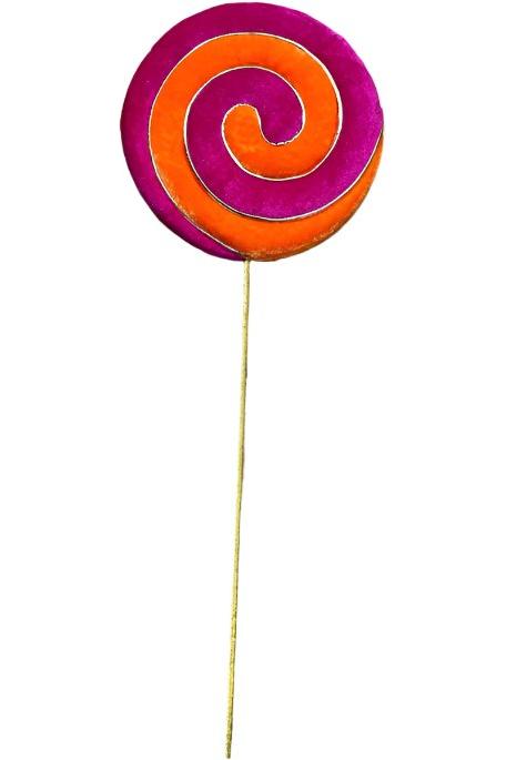 Shop For 23" Lollipop Spray: Orange/Purple