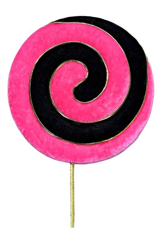 Shop For 23" Lollipop Spray: Pink/Black