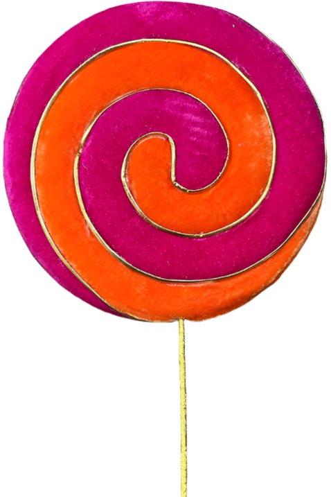 Shop For 23" Lollipop Spray: Pink/Orange at Michelle's aDOORable Creations