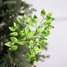 Shop For 23" Metallic Ficus Leaf Spray: Lime Green (Set of 12)