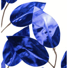 Shop For 23" Metallic Ficus Leaf Spray: Royal Blue (Set of 12)