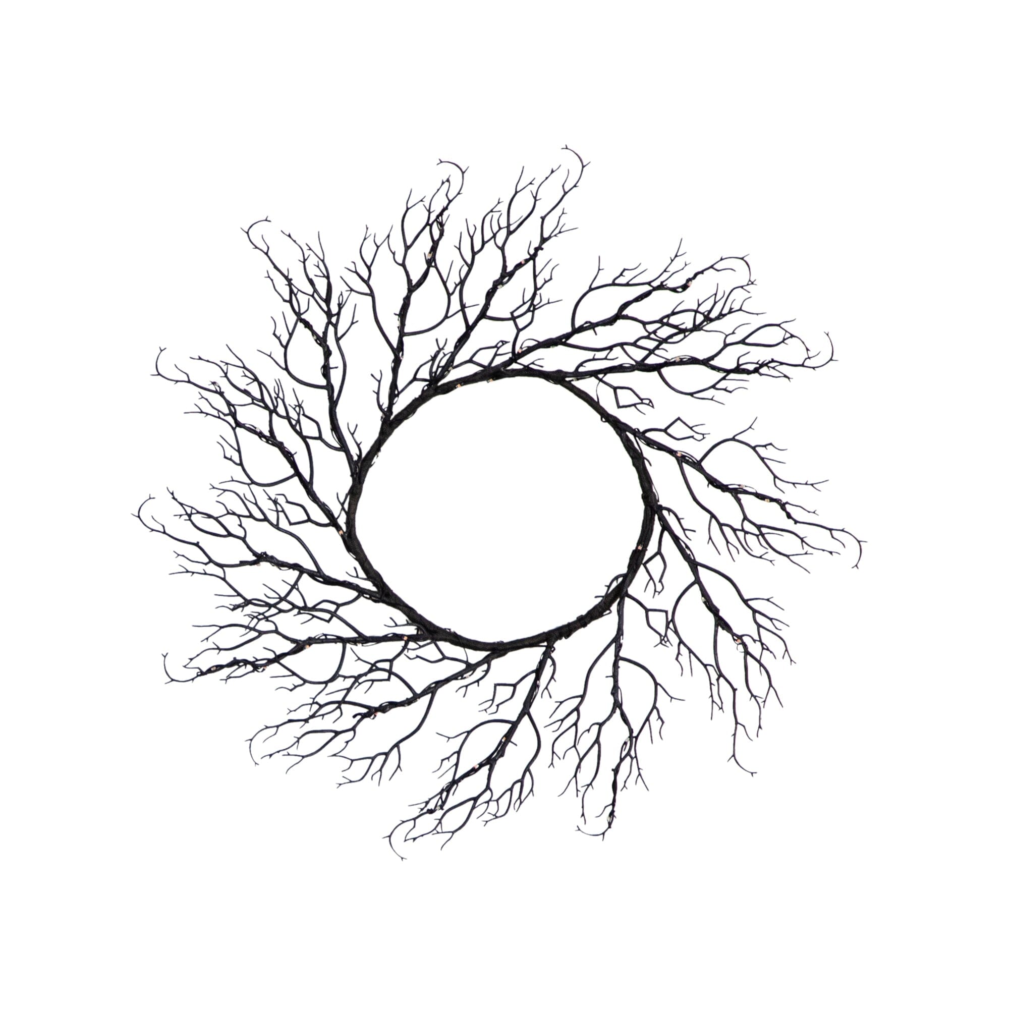 Shop For 23” Pre - Lit Halloween Black Fall Wreath