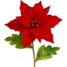 Shop For 23" Red Velvet Poinsettia Pick