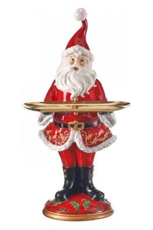 Shop For 23" Resin Santa Holding Tray