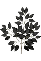 Shop For 23" Silk Ficus Spray: Black (Set of 12)