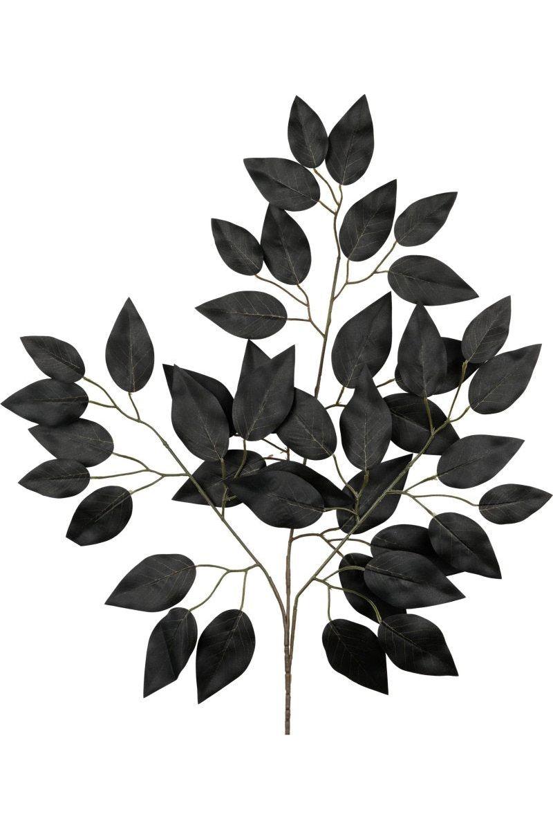 Shop For 23" Silk Ficus Spray: Black (Set of 12)