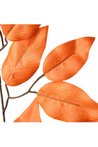 Shop For 23" Silk Ficus Spray: Burnt Orange (Set of 12)