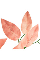 Shop For 23" Silk Ficus Spray: Coral (Set of 12)