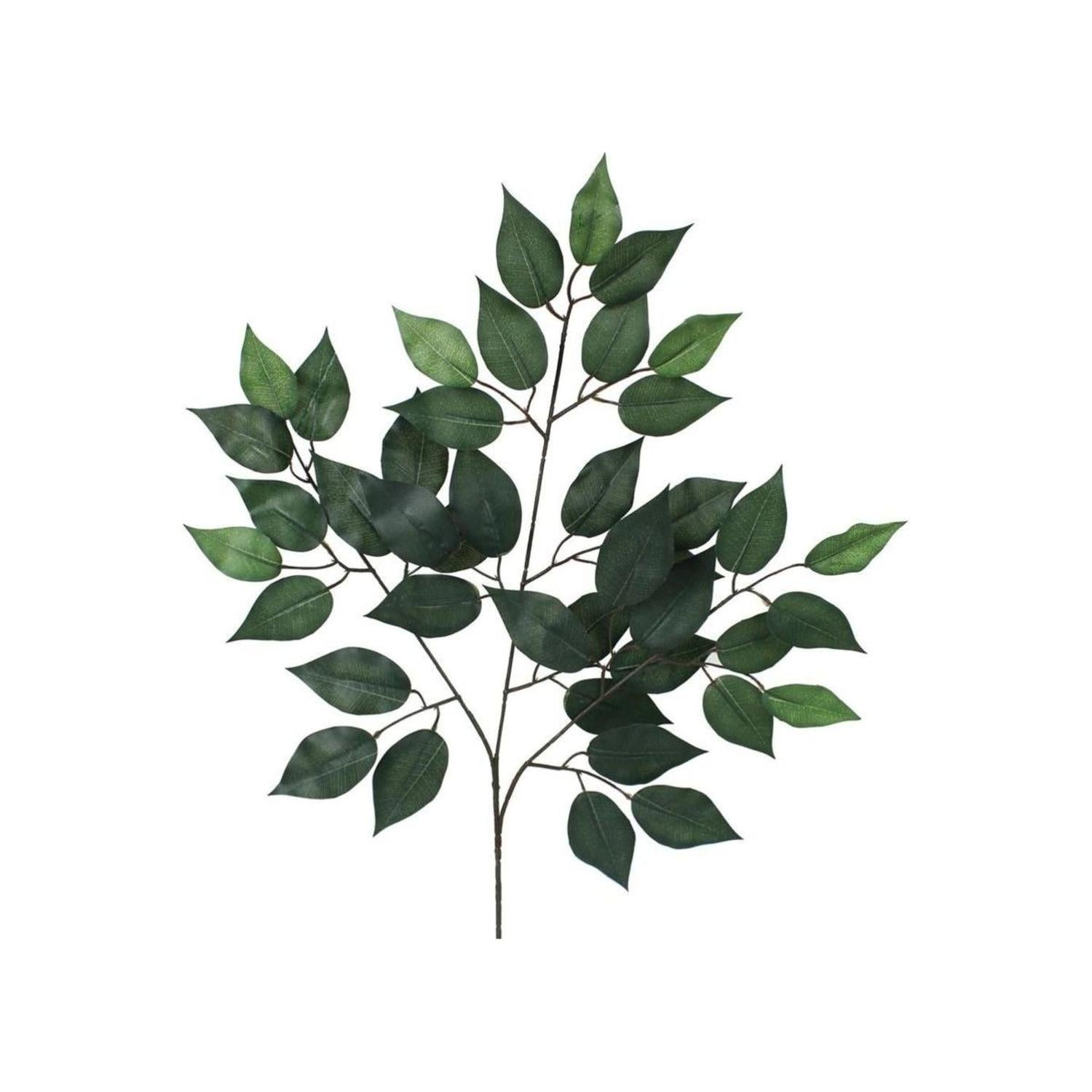 23" Silk Ficus Spray: Green (Set of 12)
