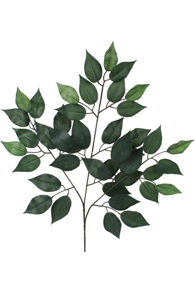 Shop For 23" Silk Ficus Spray: Green (Set of 12)