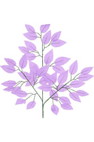 Shop For 23" Silk Ficus Spray: Lavender (Set of 12)