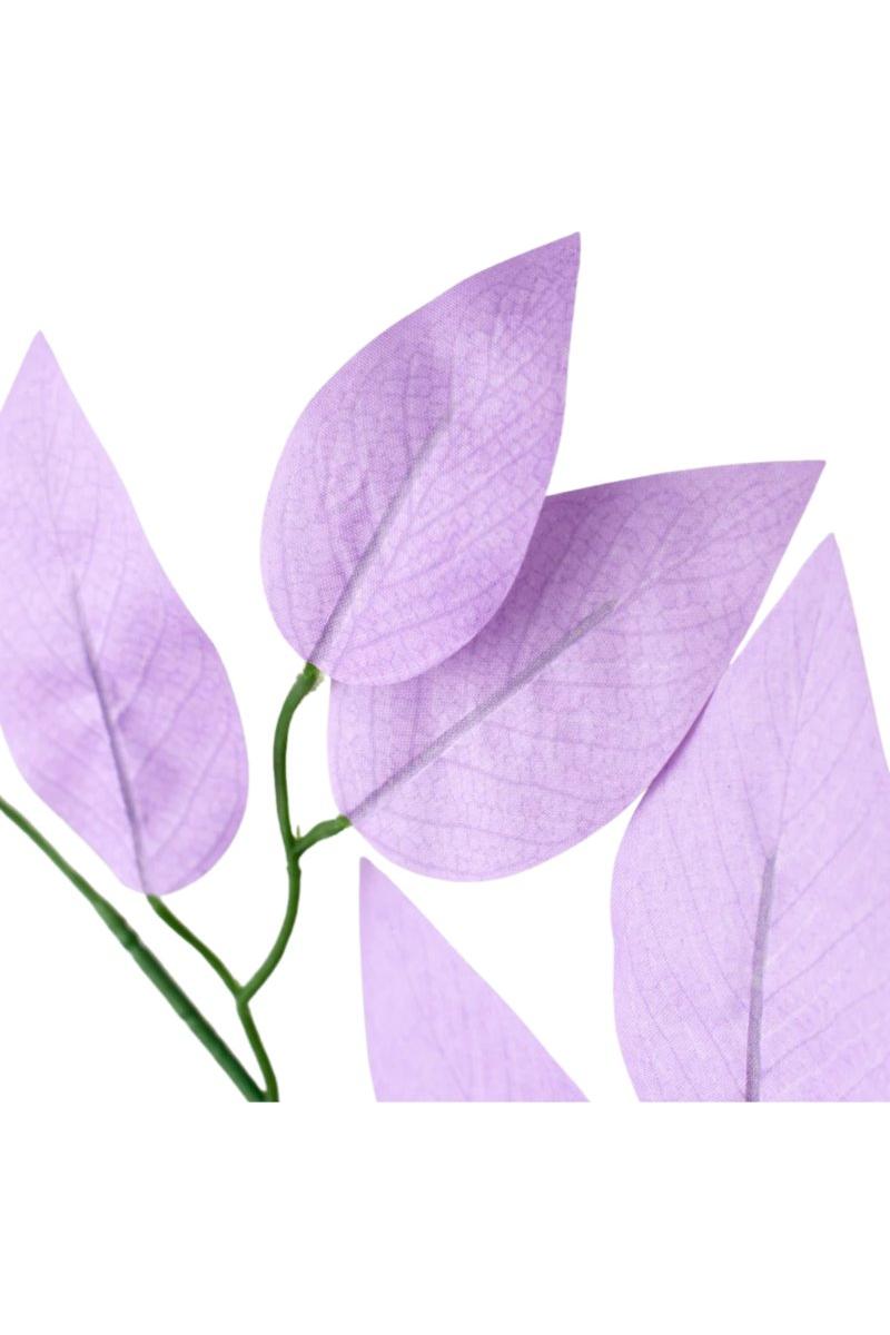 Shop For 23" Silk Ficus Spray: Lavender (Set of 12)