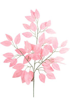 Shop For 23" Silk Ficus Spray: Light Pink (Set of 12)