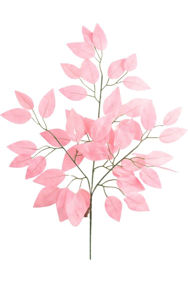 Shop For 23" Silk Ficus Spray: Light Pink (Set of 12)